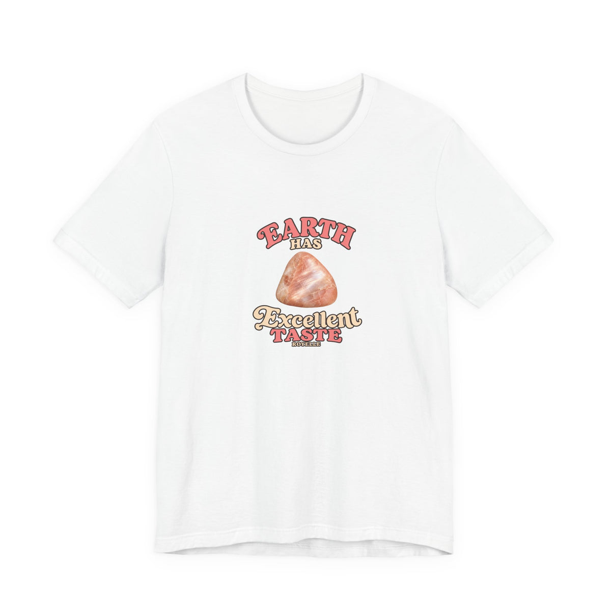 Earth Has Excellent Taste — Peach Moonstone Tee | Light Neutrals