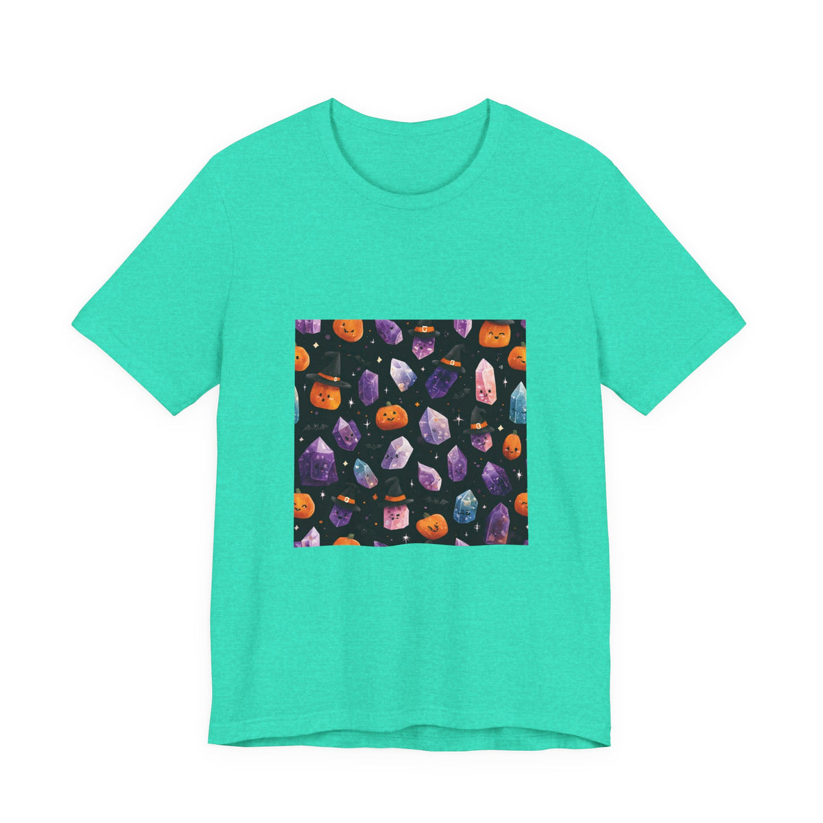 Halloween Crystal Party T-Shirt | Soft Blues