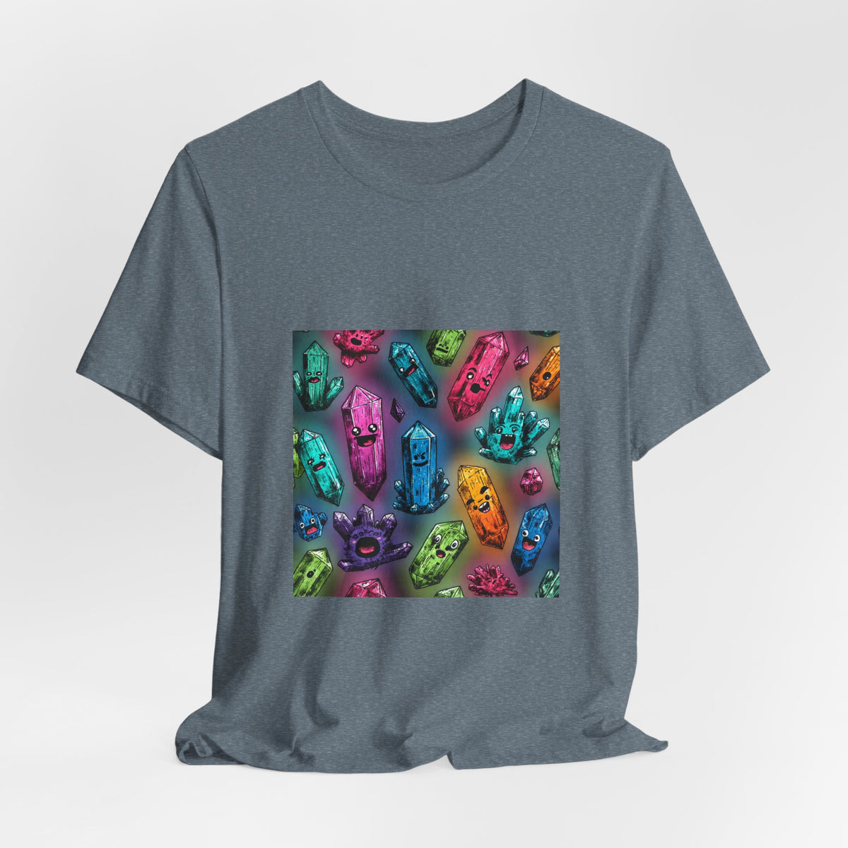 Colorful Crystal Characters T-Shirt | Forest & Ocean