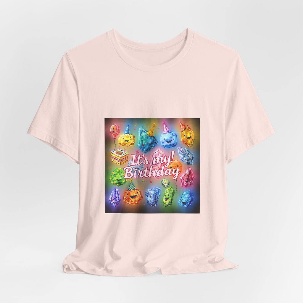 It's My Birthday Crystal Party T-Shirt | Royal, Navy & Purple