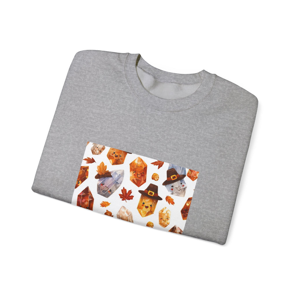Thanksgiving Crystal Harvest Crewneck | Neutrals & Reds