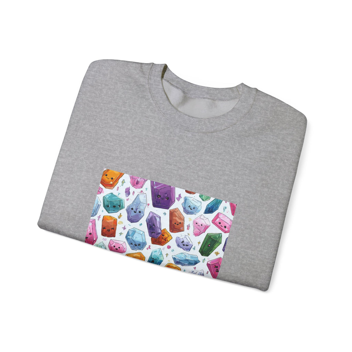 Pastel Crystal Friends Crewneck | Neutrals & Reds