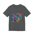 Colorful Crystal Characters T-Shirt | Dark Neutrals & Reds