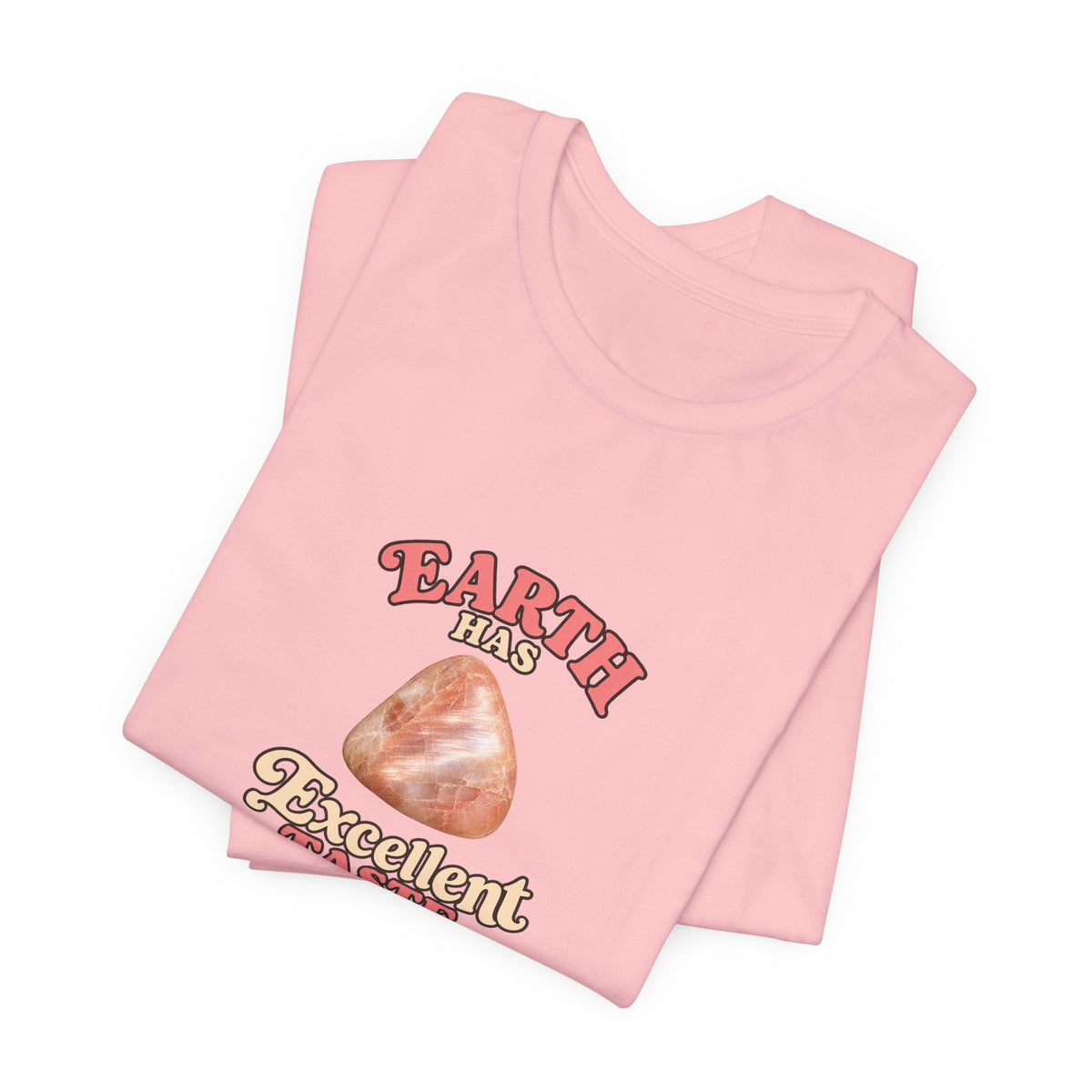Earth Has Excellent Taste — Peach Moonstone Tee | Pinks & Orchid