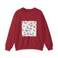 Pastel Christmas Crystal Friends Crewneck | Neutrals & Reds