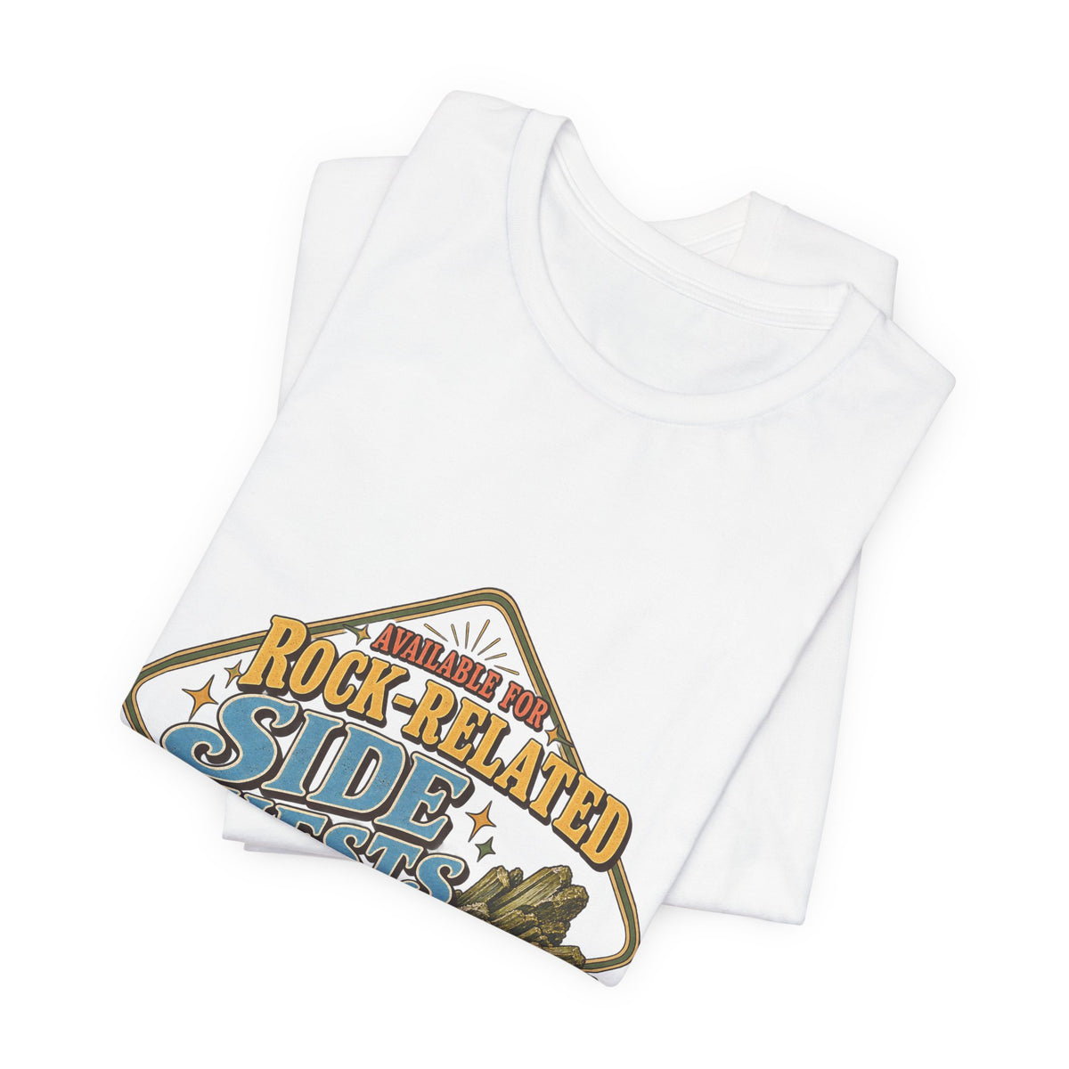 Available for Rock-Related Side Quests T-Shirt by Royelle — product mockup 5