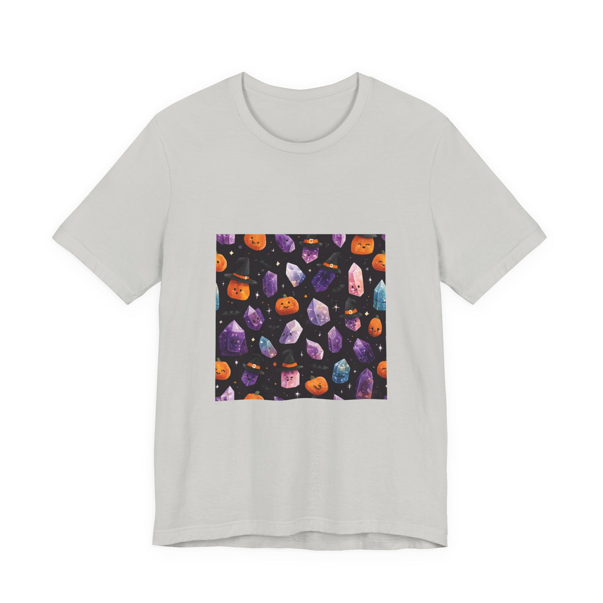 Halloween Crystal Party T-Shirt | Light Neutrals