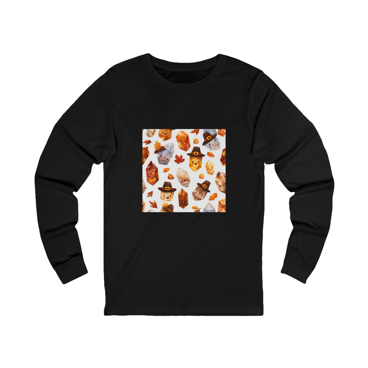Thanksgiving Crystal Harvest Long Sleeve T-Shirt