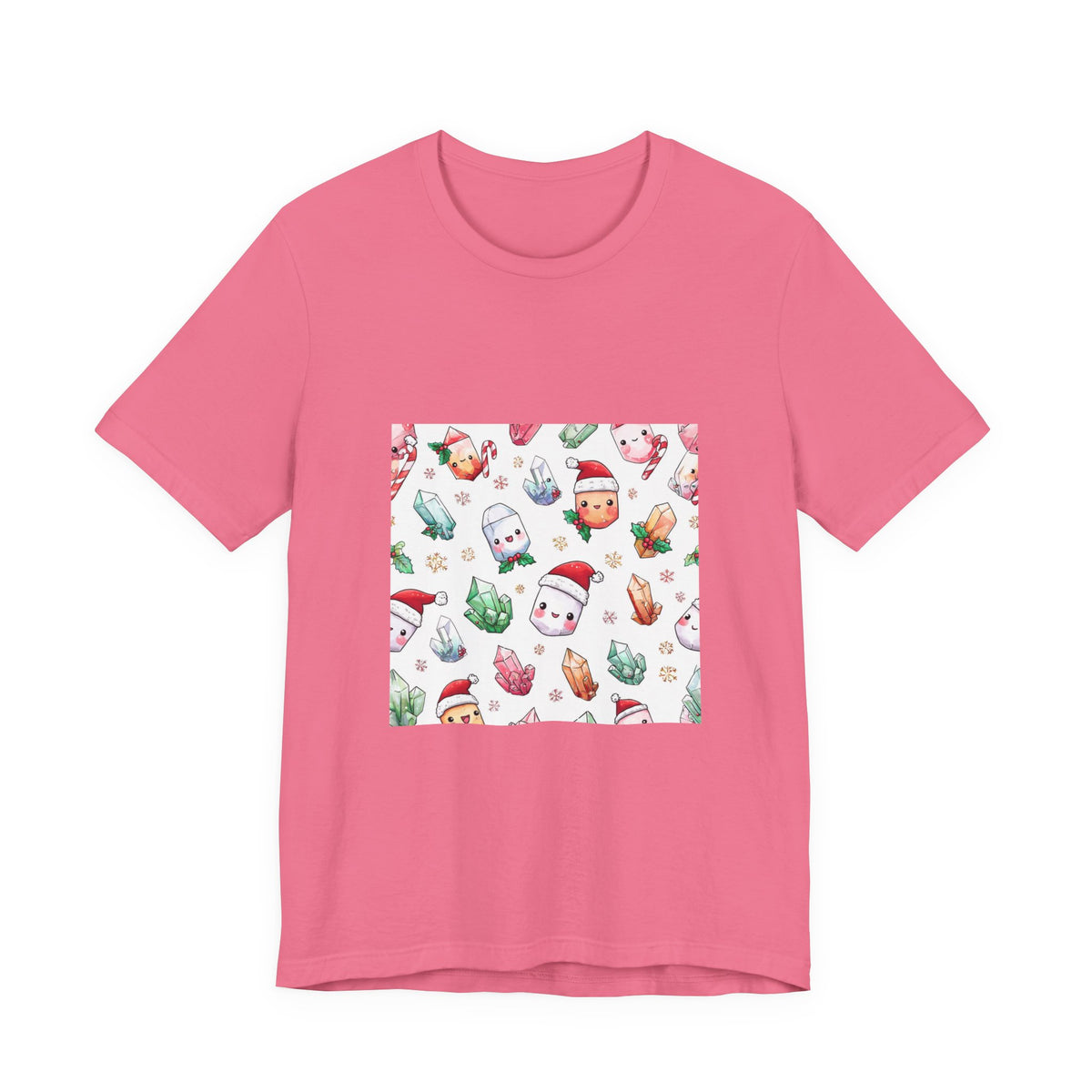 Pastel Christmas Crystal Friends T-Shirt | Pinks & Orchid