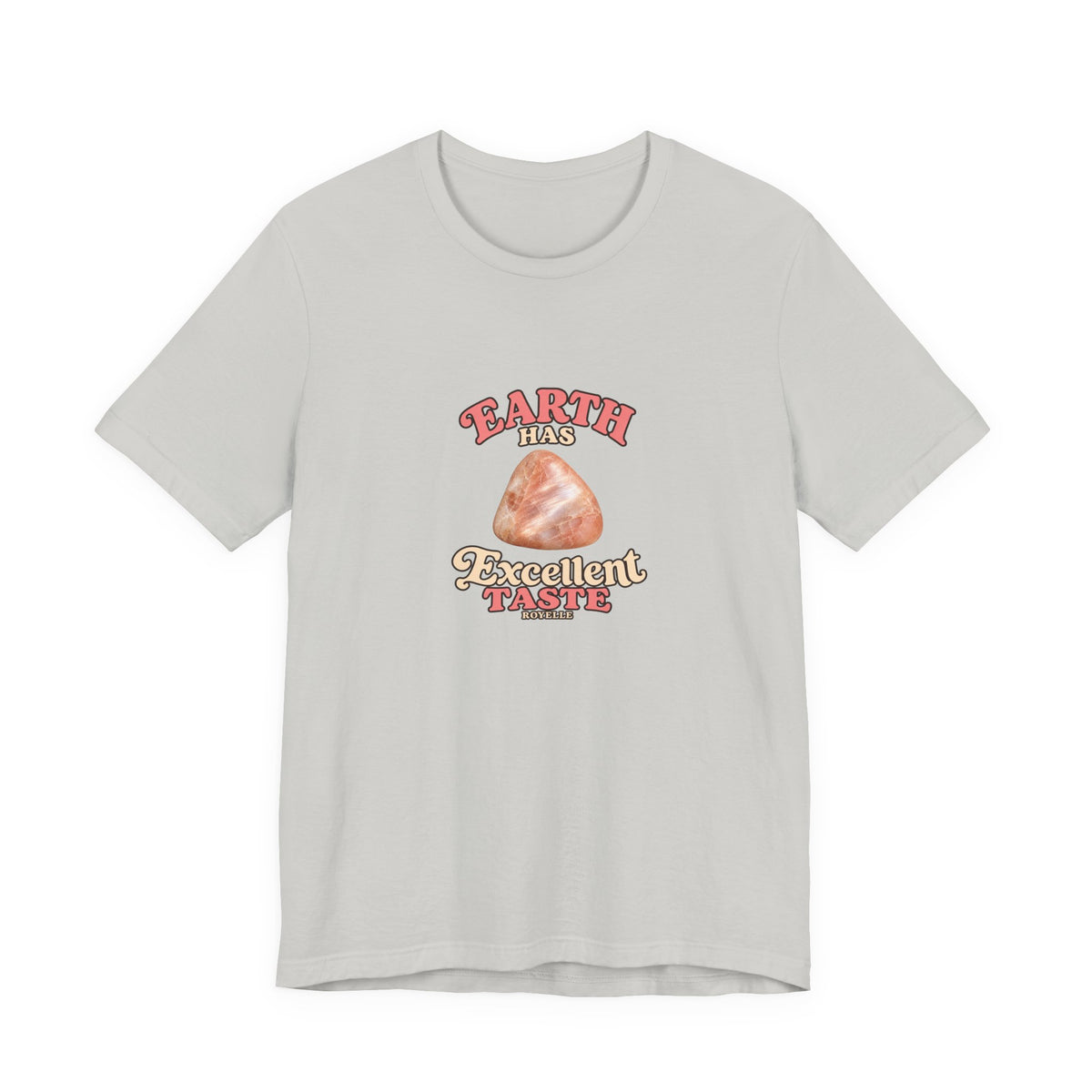 Earth Has Excellent Taste — Peach Moonstone Tee | Light Neutrals