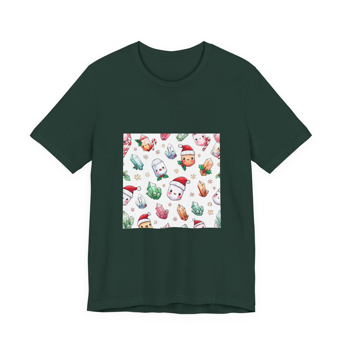 Pastel Christmas Crystal Friends T-Shirt | Forest & Ocean