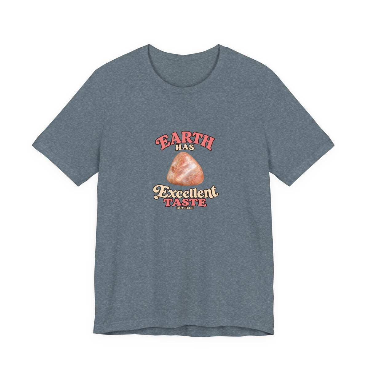 Earth Has Excellent Taste — Peach Moonstone Tee | Forest & Ocean