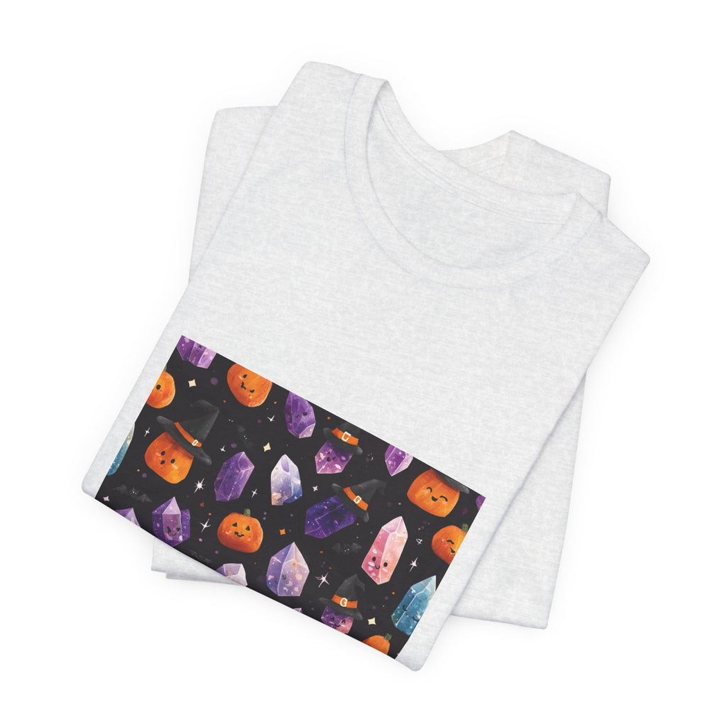 Halloween Crystal Party T-Shirt | Light Neutrals
