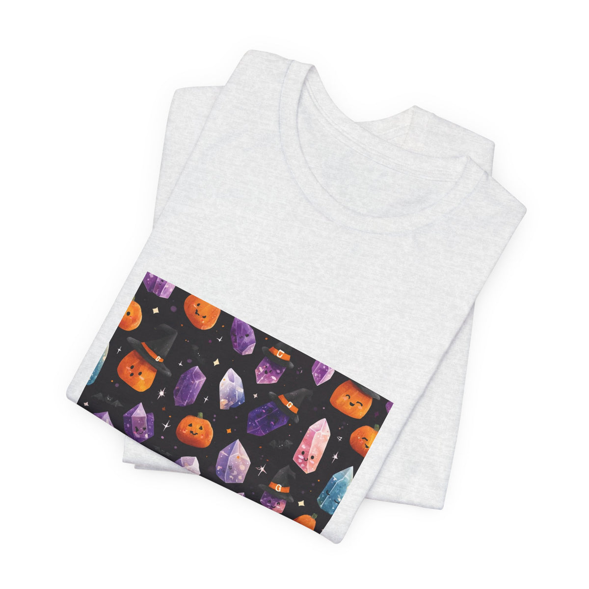 Halloween Crystal Party T-Shirt | Light Neutrals
