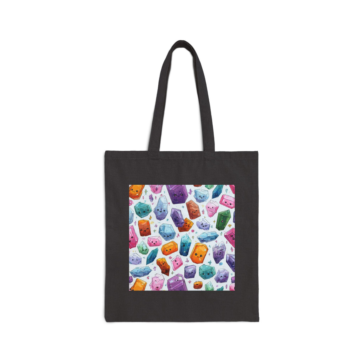 Pastel Crystal Friends Canvas Tote