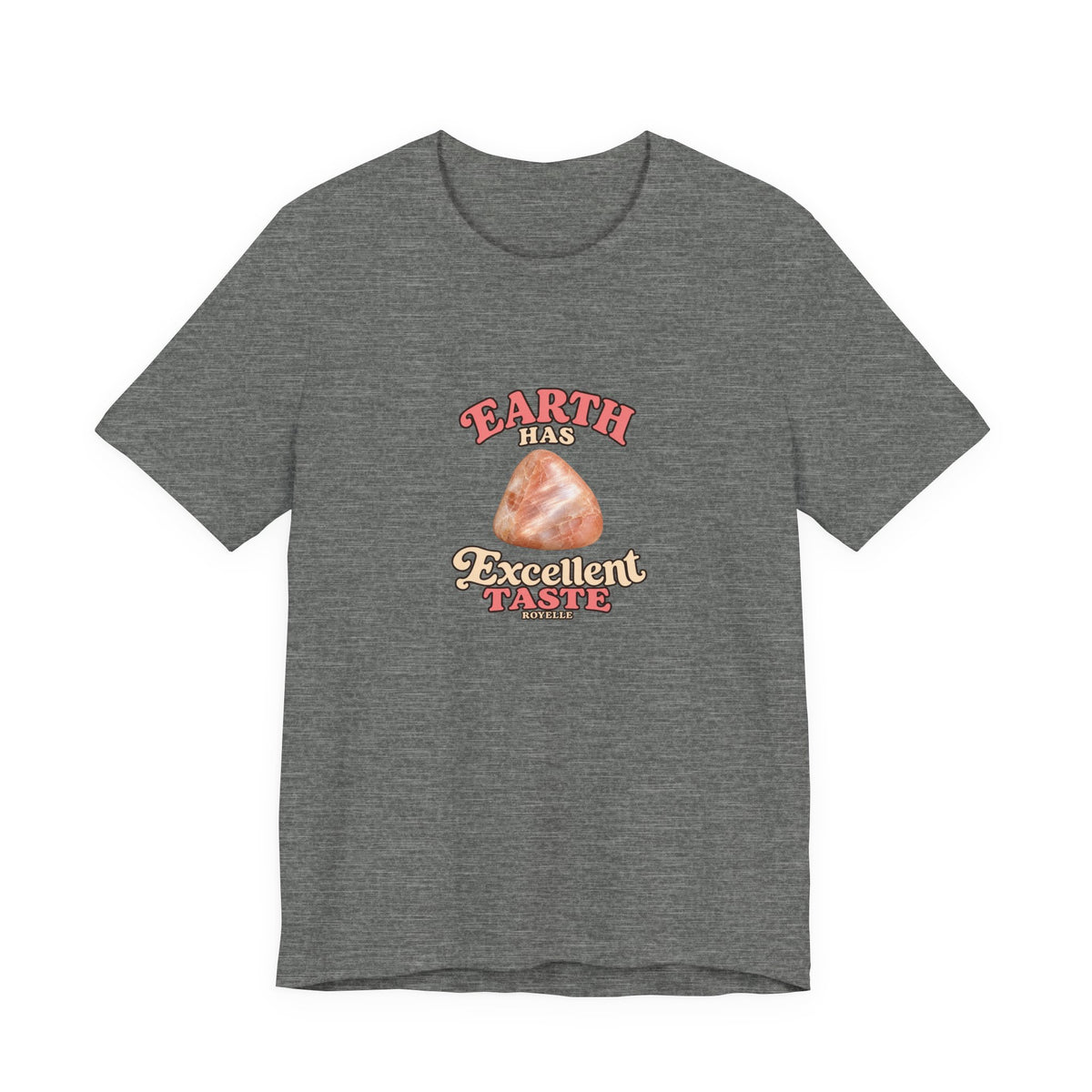 Earth Has Excellent Taste — Peach Moonstone Tee | Light Neutrals