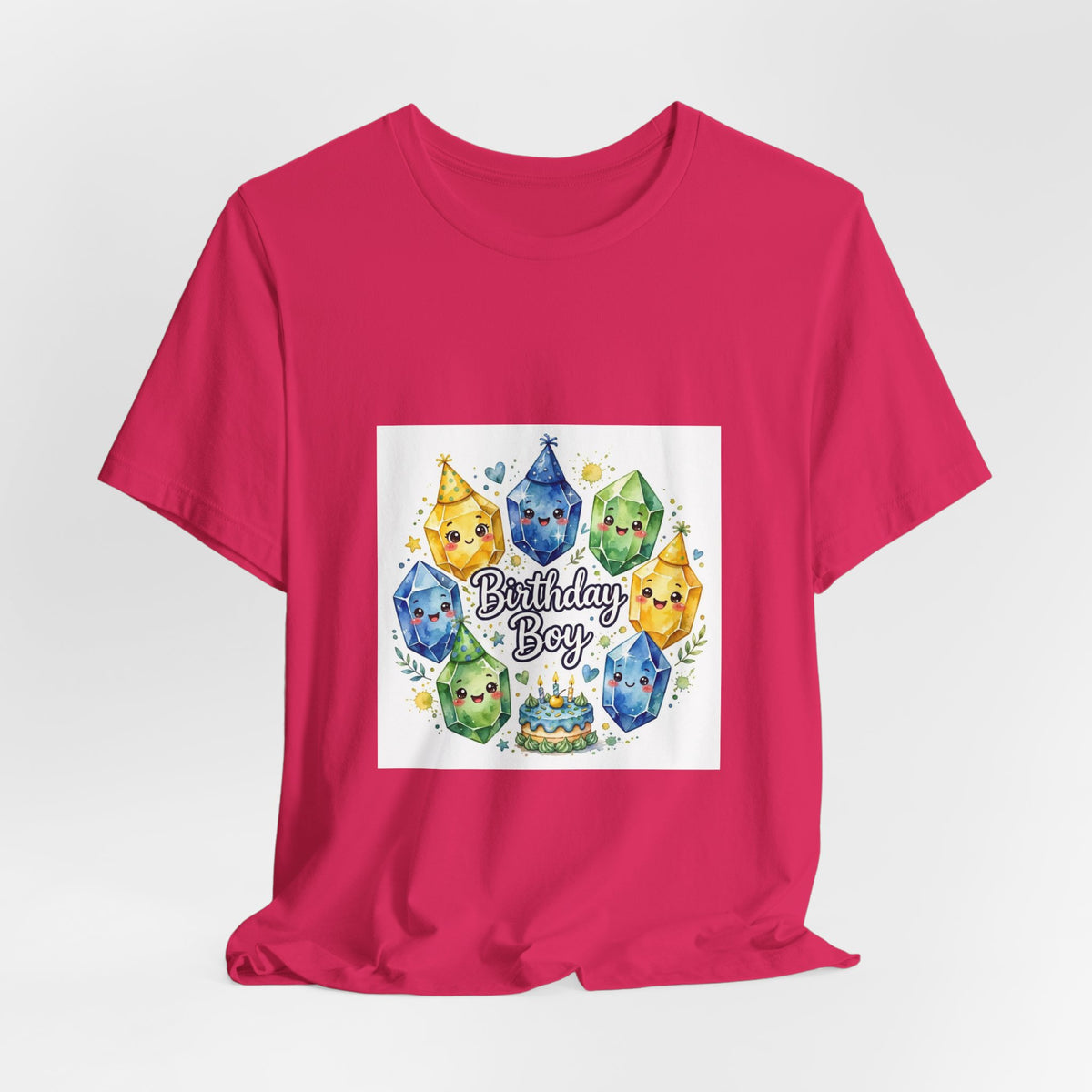 Birthday Boy Crystal Party T-Shirt | Pinks & Orchid