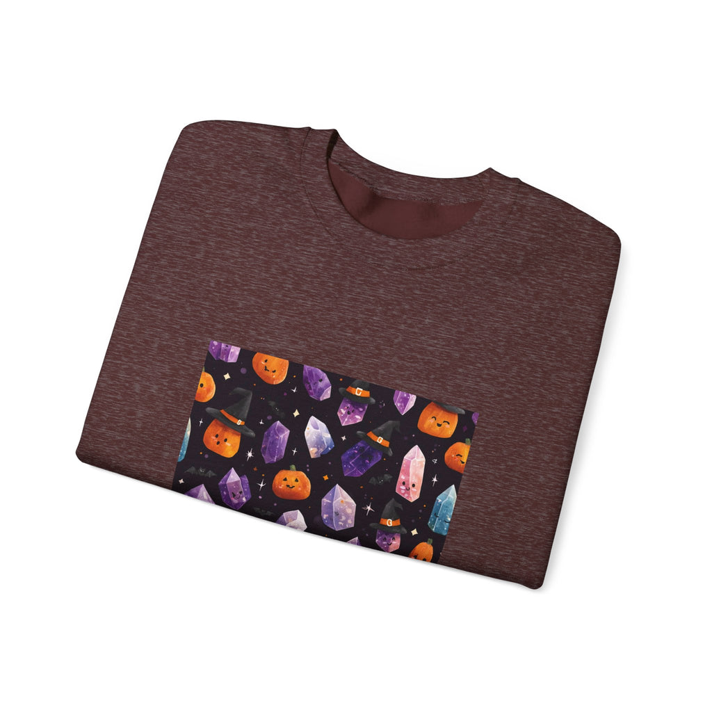 Halloween Crystal Party Crewneck | Earth Tones & Brights