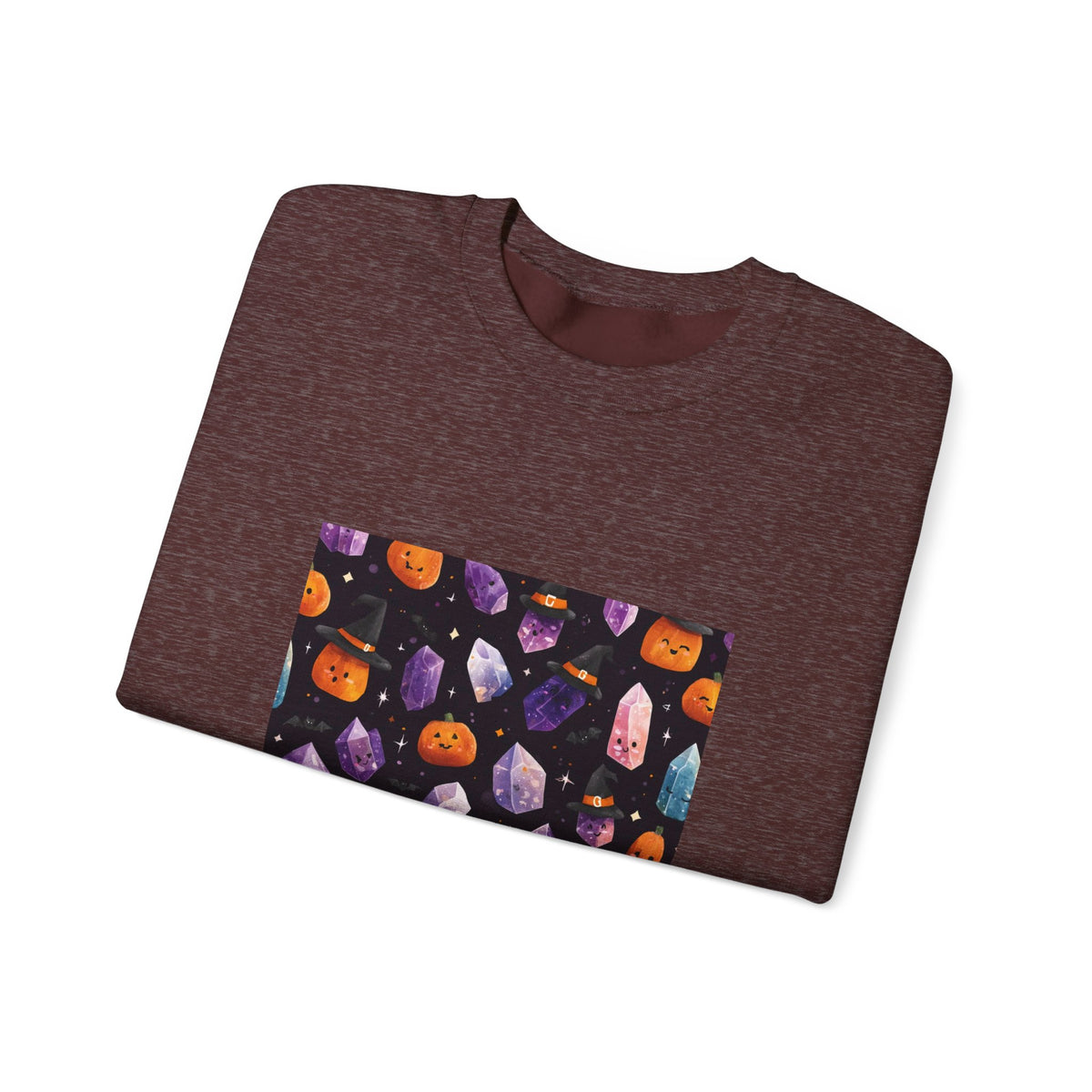 Halloween Crystal Party Crewneck | Earth Tones & Brights
