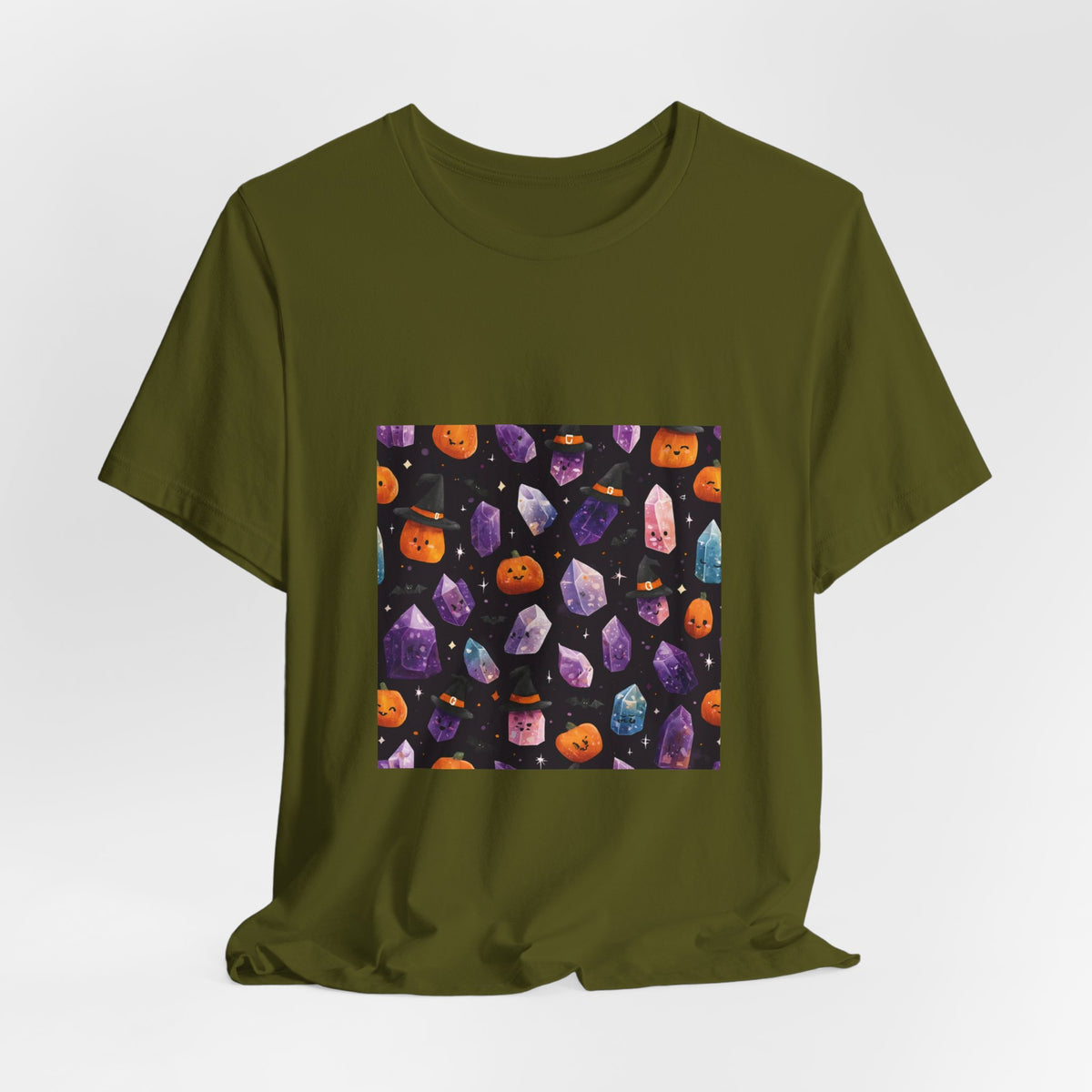 Halloween Crystal Party T-Shirt | Greens