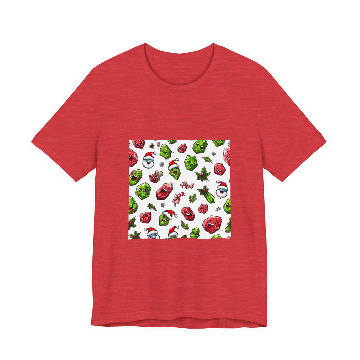Christmas Crystal Cheer T-Shirt | Dark Neutrals & Reds
