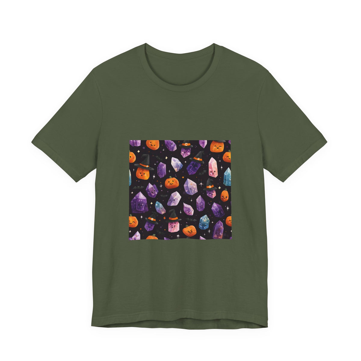 Halloween Crystal Party T-Shirt | Greens