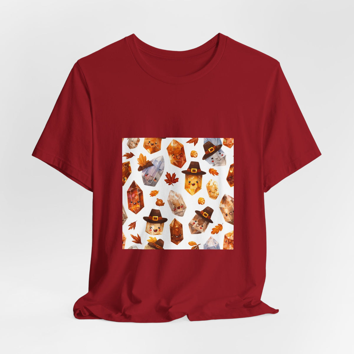 Thanksgiving Crystal Harvest T-Shirt | Dark Neutrals & Reds