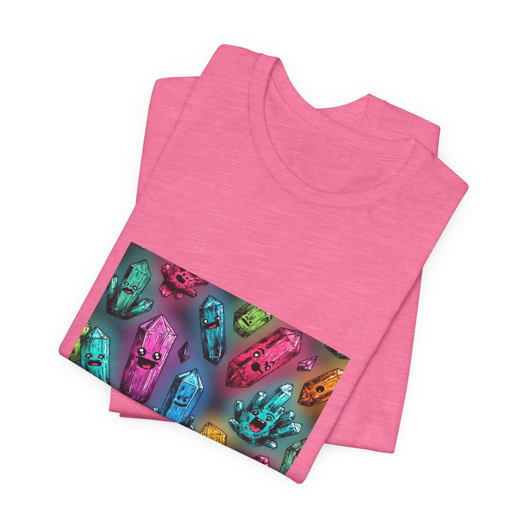 Colorful Crystal Characters T-Shirt | Pinks & Orchid
