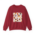 Thanksgiving Crystal Harvest Crewneck | Neutrals & Reds