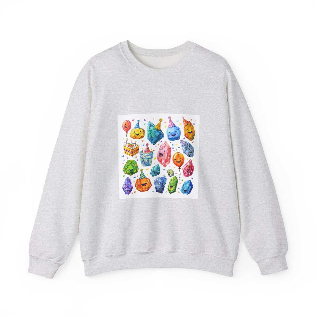 Crystal Birthday Party Crewneck | Neutrals & Reds