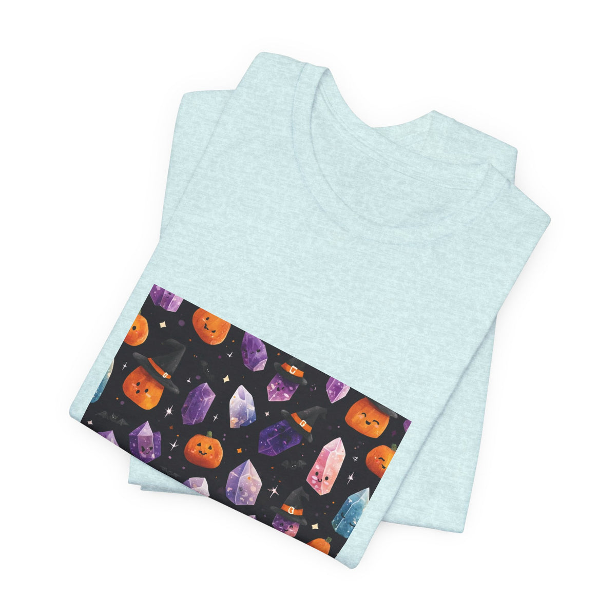 Halloween Crystal Party T-Shirt | Soft Blues