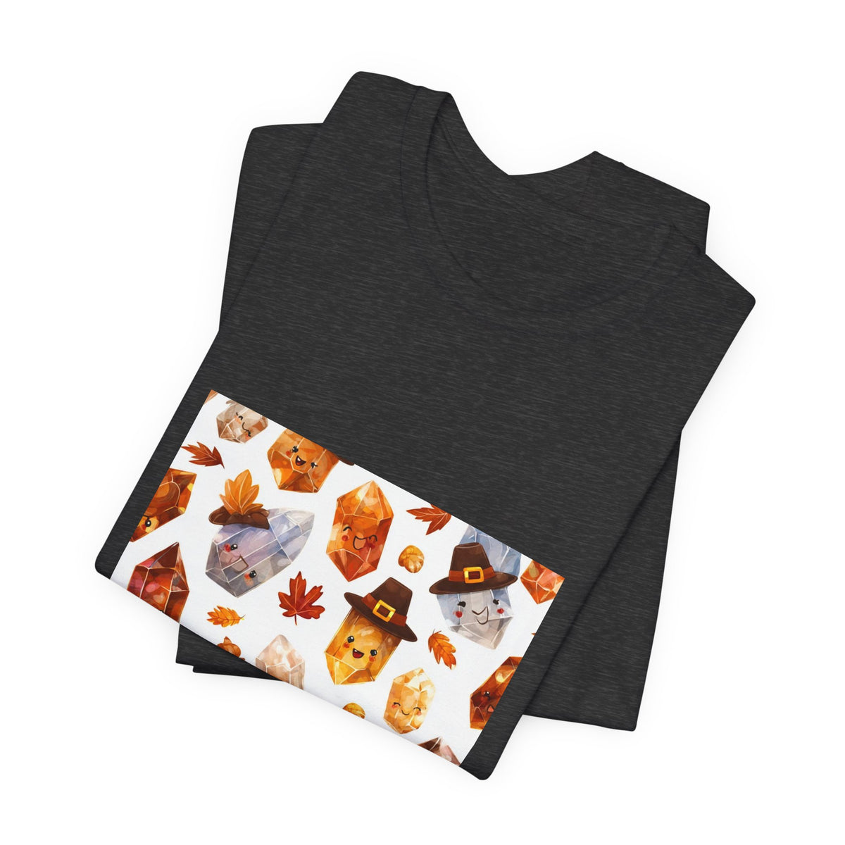 Thanksgiving Crystal Harvest T-Shirt | Dark Neutrals & Reds