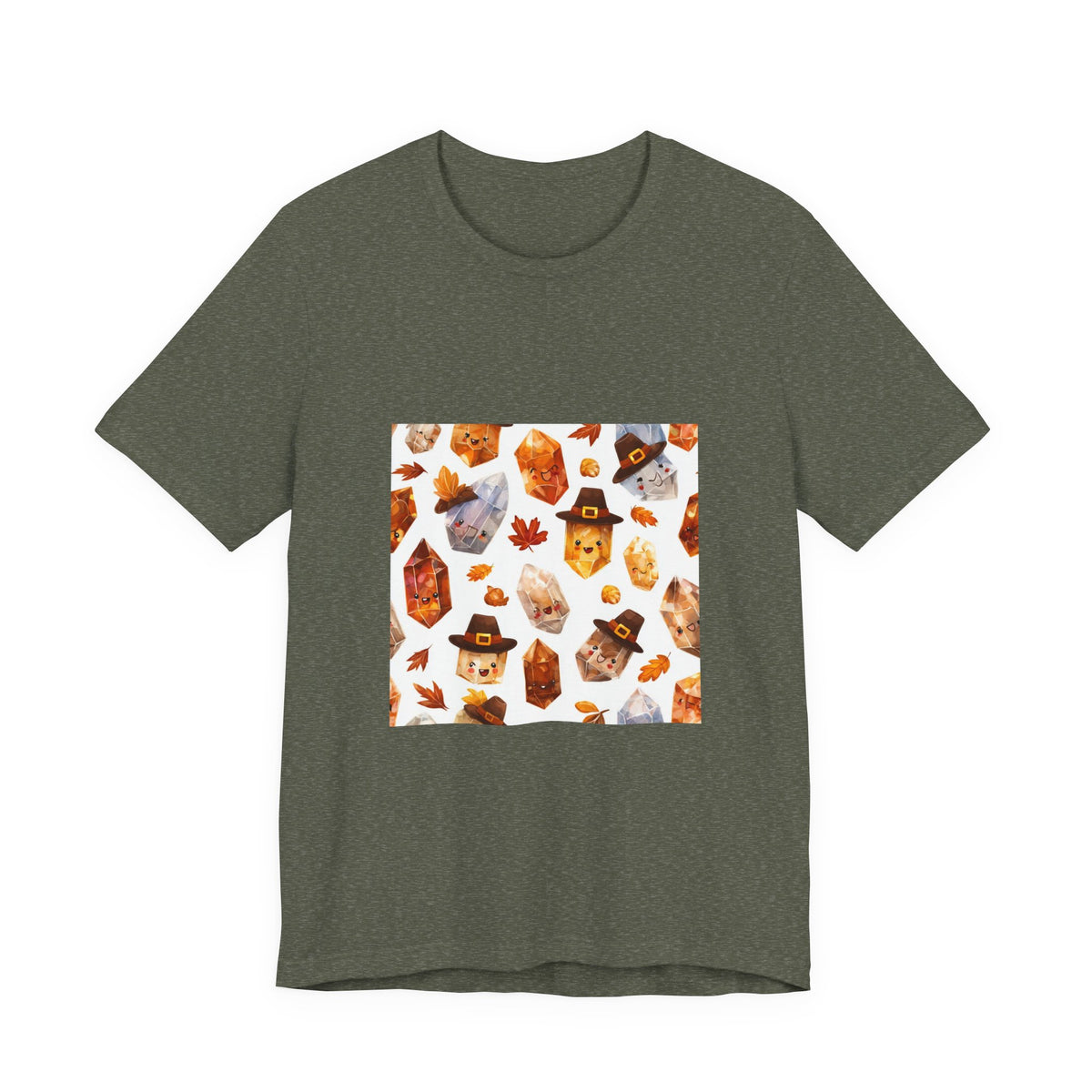 Thanksgiving Crystal Harvest T-Shirt | Greens