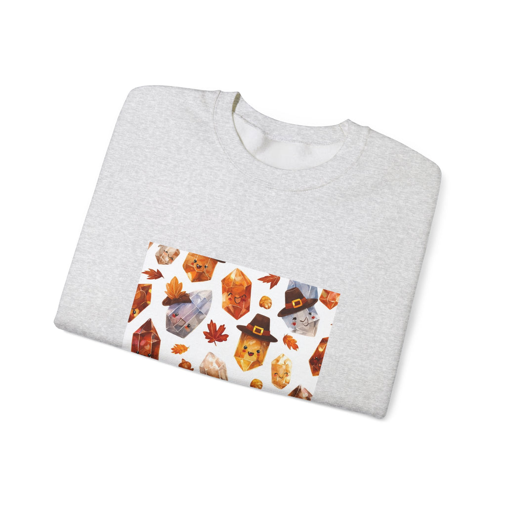 Thanksgiving Crystal Harvest Crewneck | Neutrals & Reds