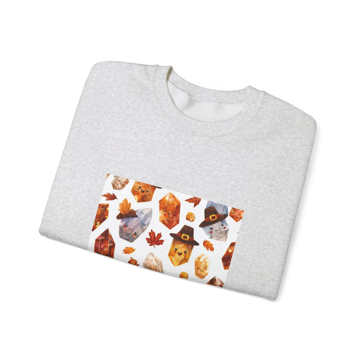 Thanksgiving Crystal Harvest Crewneck | Neutrals & Reds
