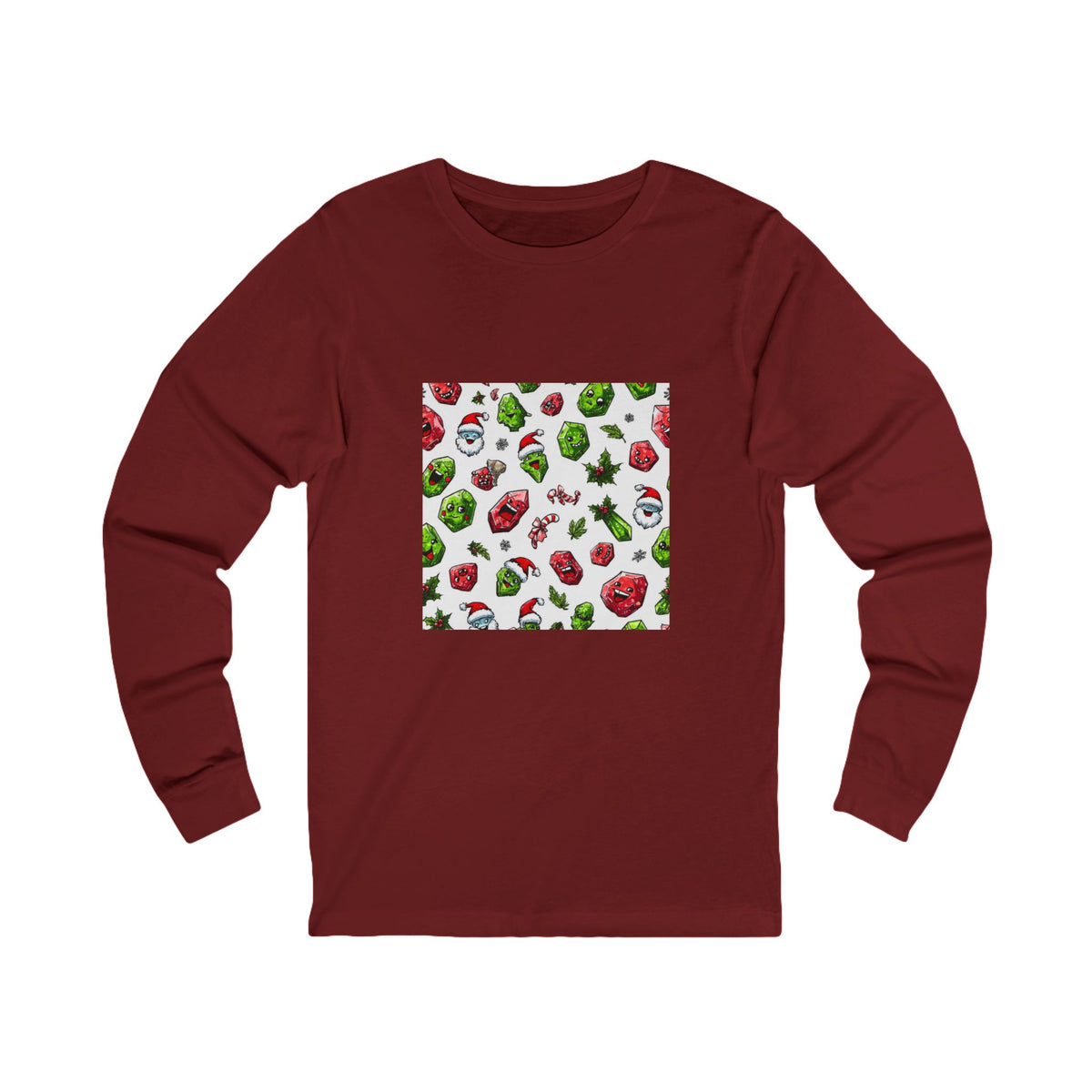 Christmas Crystal Cheer Long Sleeve T-Shirt