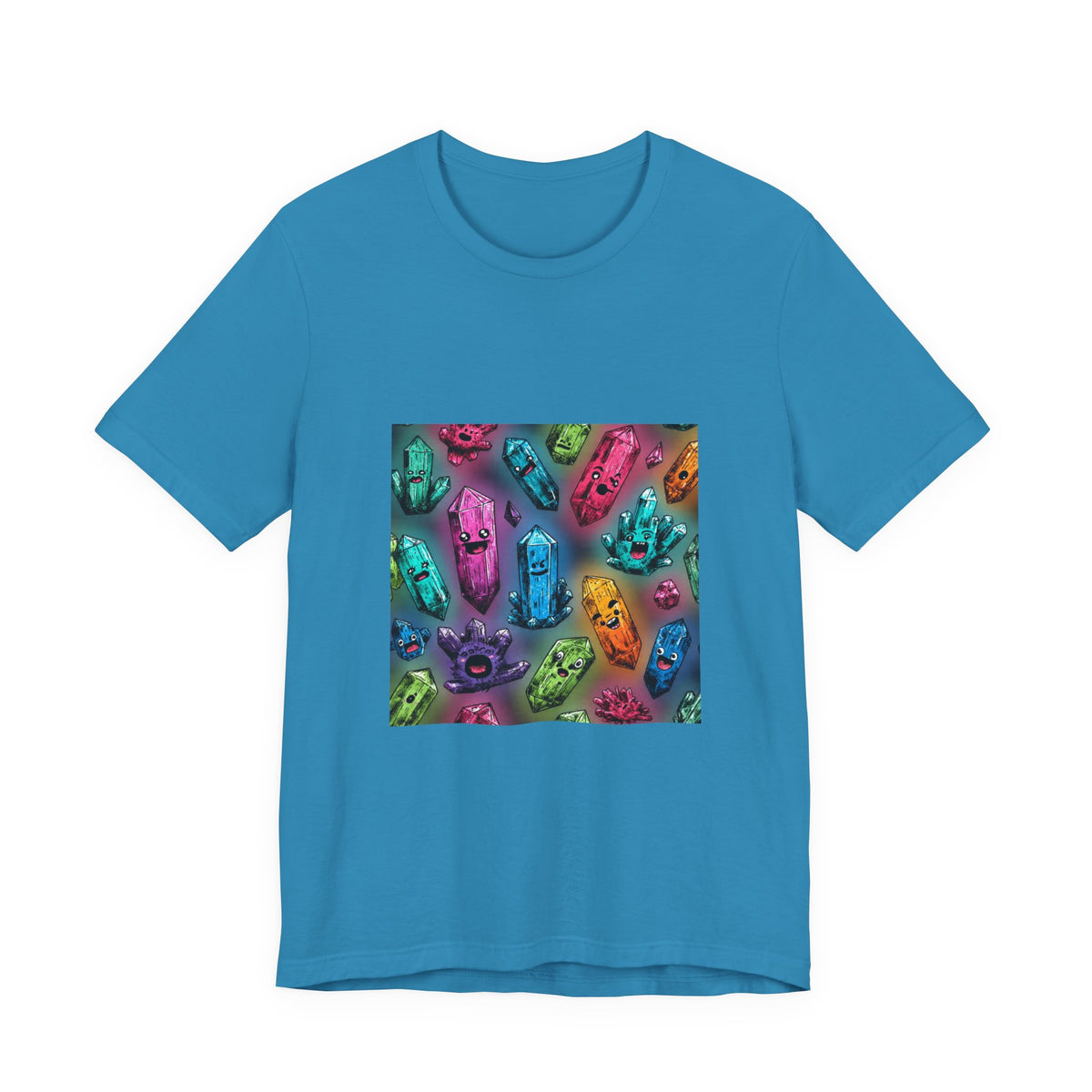 Colorful Crystal Characters T-Shirt | Forest & Ocean