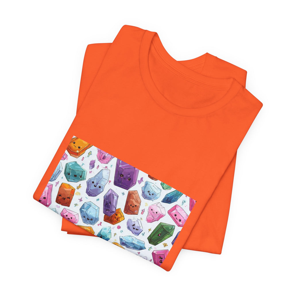 Pastel Crystal Friends T-Shirt | Sandy Neutrals & Oranges