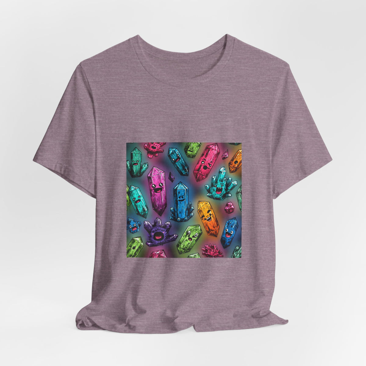 Colorful Crystal Characters T-Shirt | Royal, Navy & Purple
