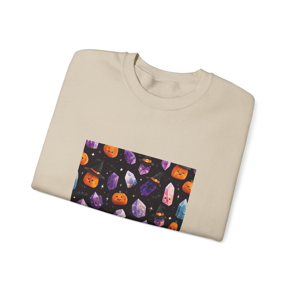 Halloween Crystal Party Crewneck | Earth Tones & Brights