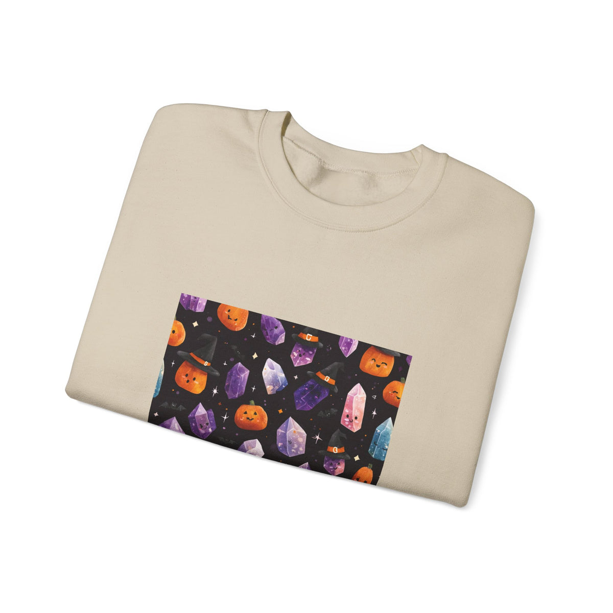 Halloween Crystal Party Crewneck | Earth Tones & Brights