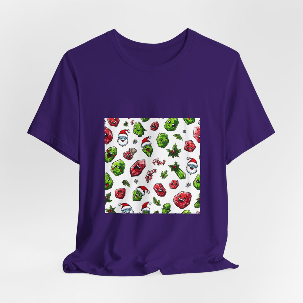 Christmas Crystal Cheer T-Shirt | Royal, Navy & Purple