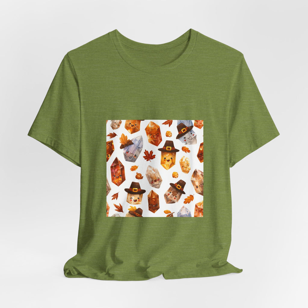 Thanksgiving Crystal Harvest T-Shirt | Greens
