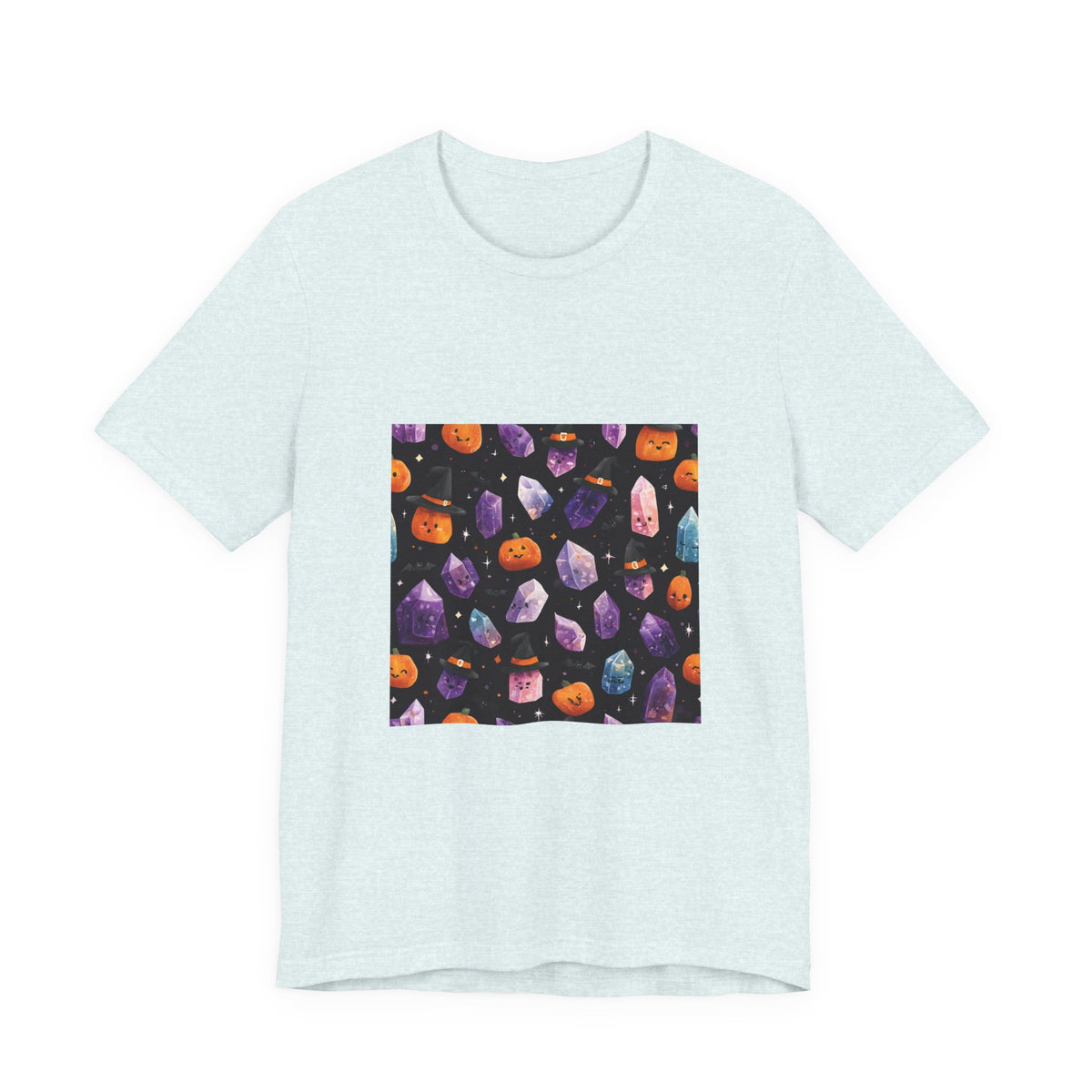 Halloween Crystal Party T-Shirt | Soft Blues