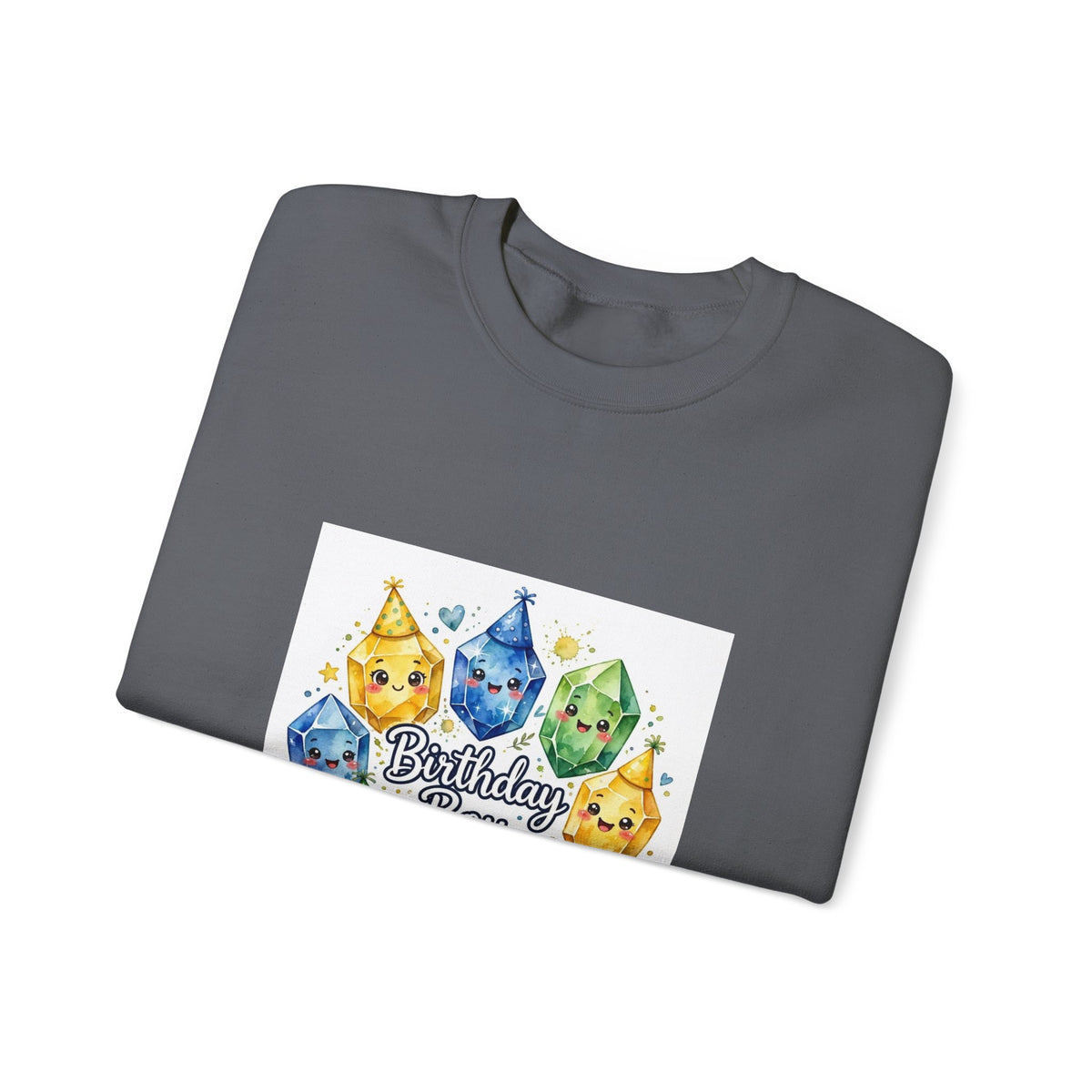 Birthday Boy Crystal Party Crewneck | Neutrals & Reds