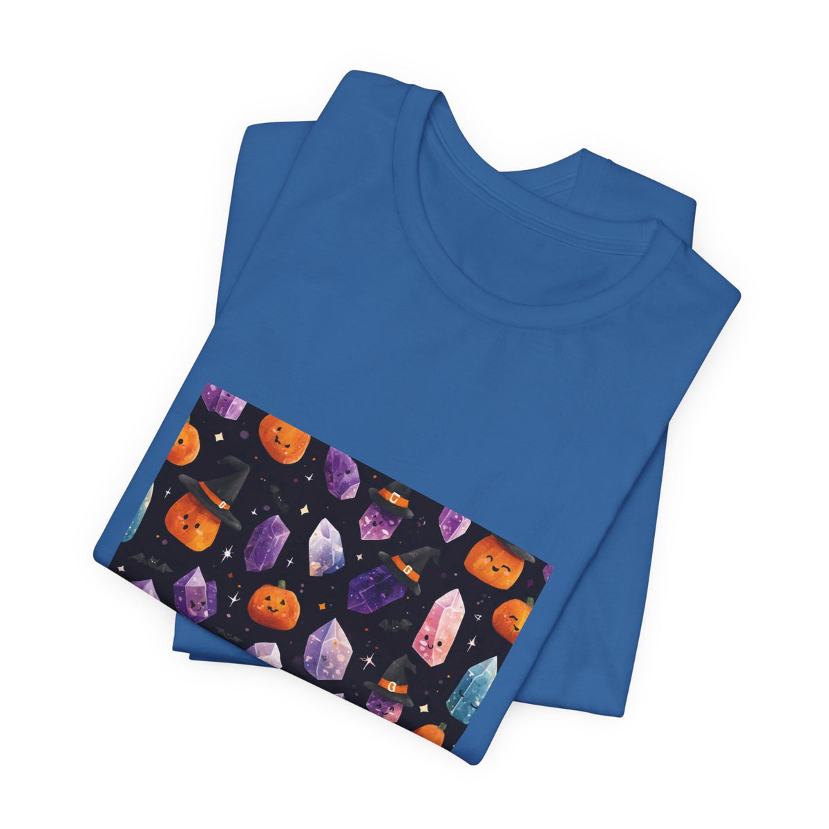 Halloween Crystal Party T-Shirt | Soft Blues