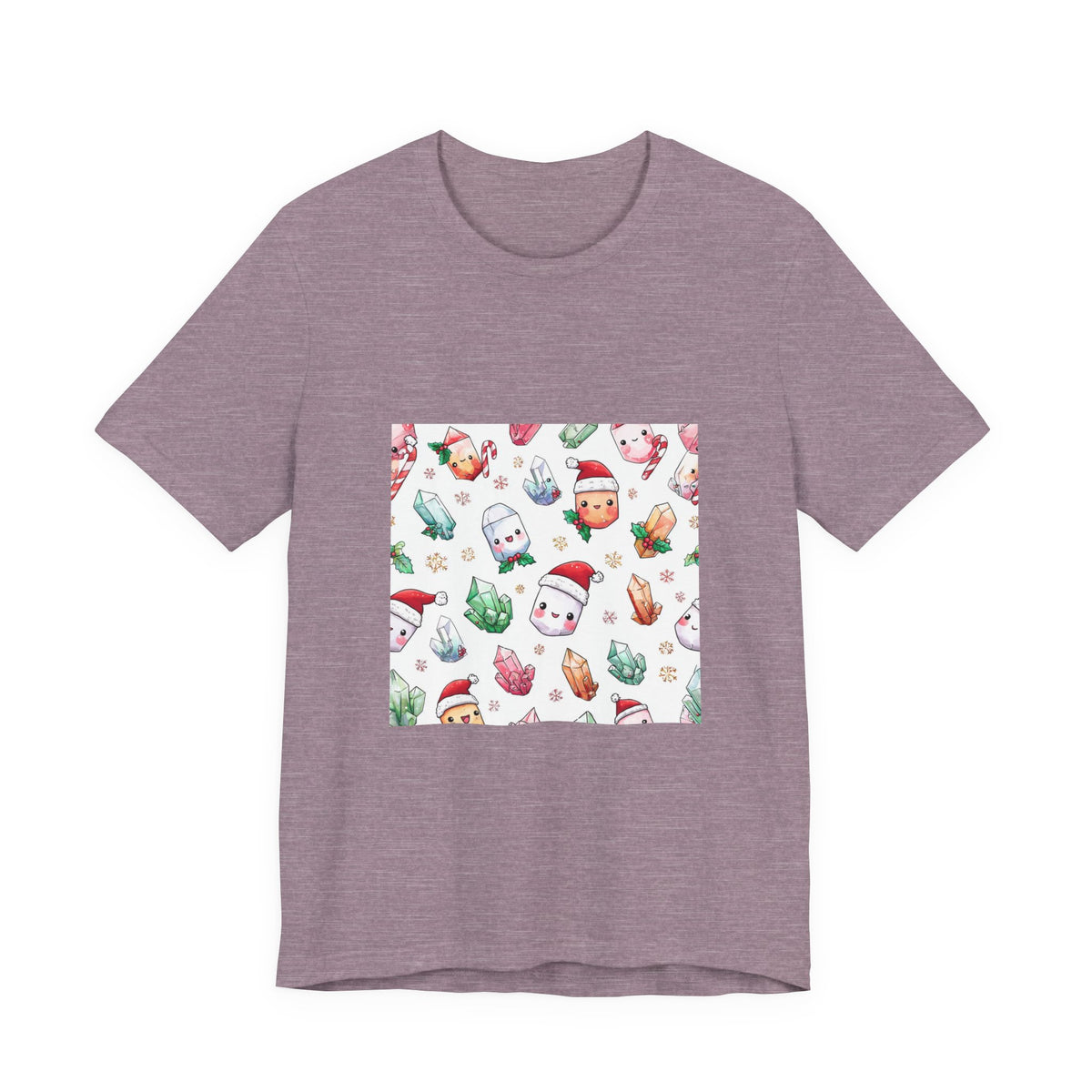 Pastel Christmas Crystal Friends T-Shirt | Royal, Navy & Purple