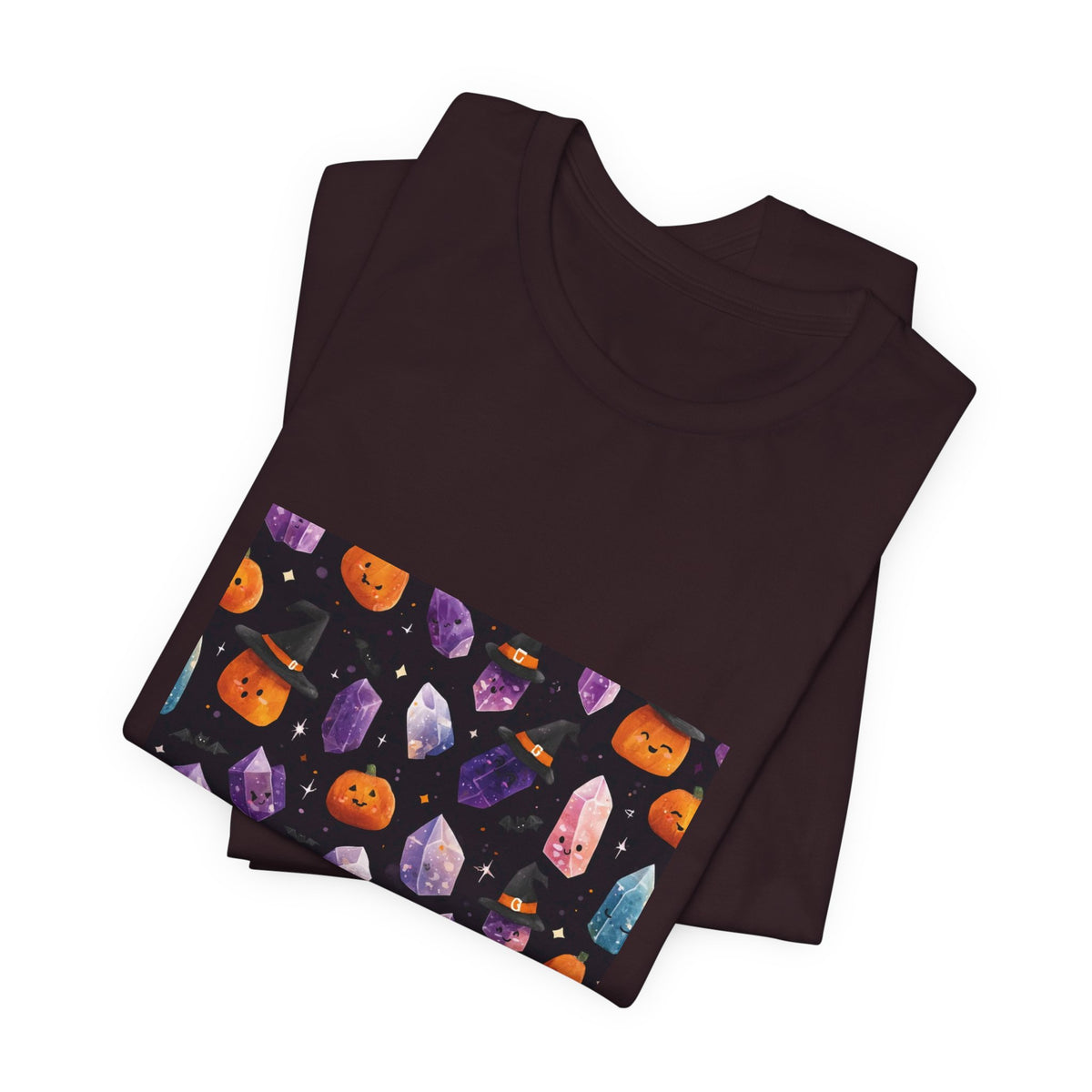 Halloween Crystal Party T-Shirt | Dark Neutrals & Reds