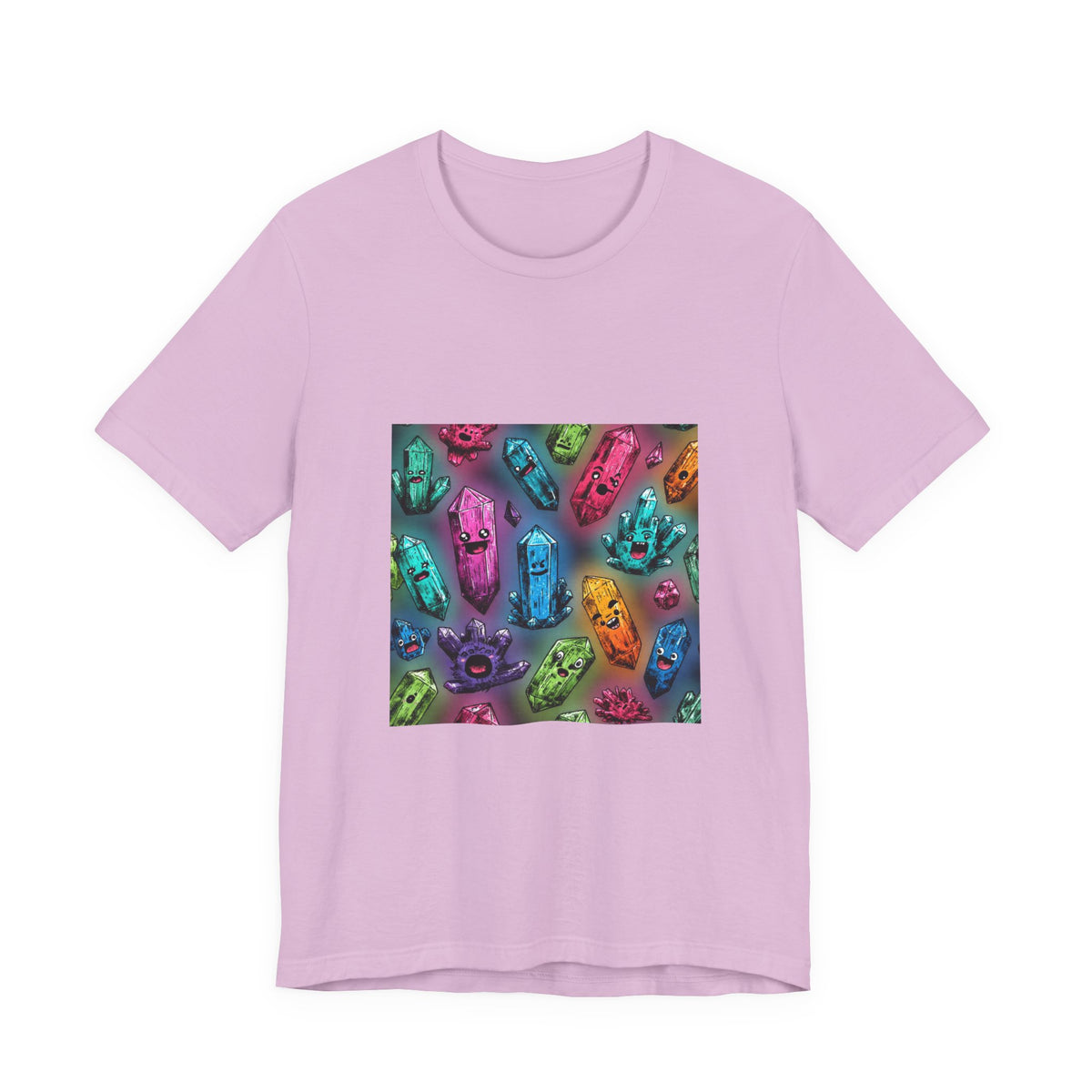 Colorful Crystal Characters T-Shirt | Royal, Navy & Purple