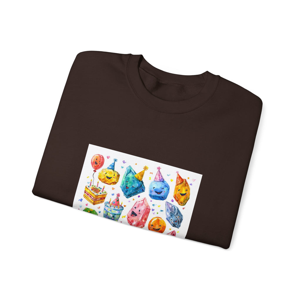 Crystal Birthday Party Crewneck | Earth Tones & Brights